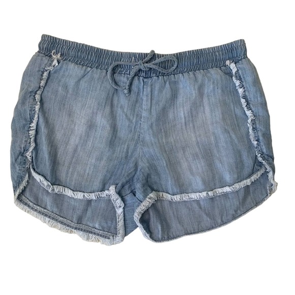 cloth & stone Pants - Cloth & Stone Chambray Relaxed Fit Shorts XS